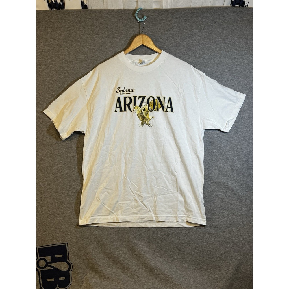 Vintage Sedona Protect And Preserve ARIZONA Men's tshirt size XL White